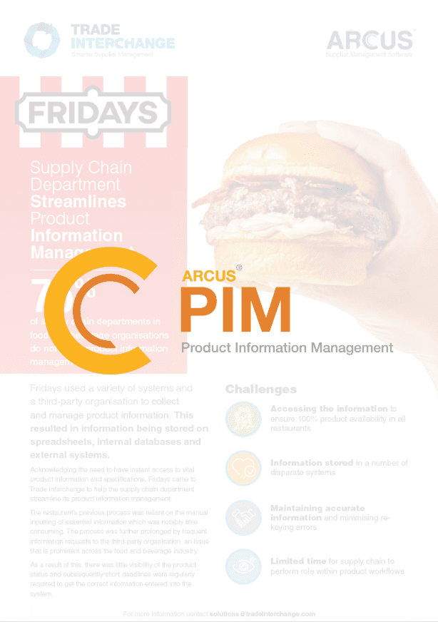 Fridays PIM Case Study