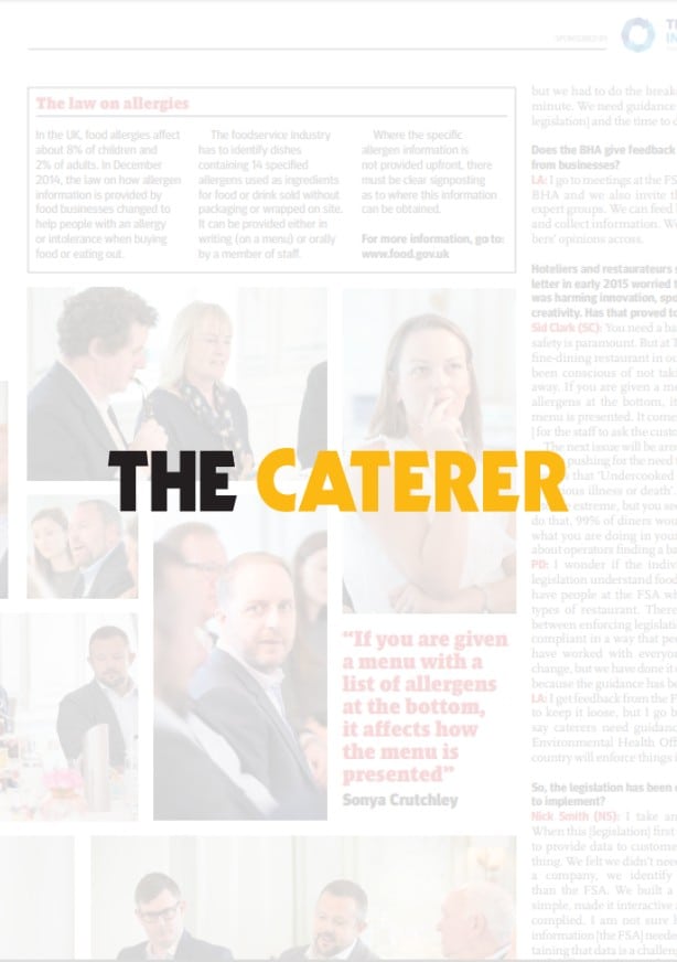 The Caterer Allergens Roundtable