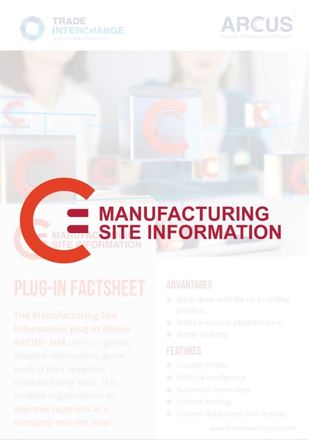 Manufacturing Site Information Factsheet