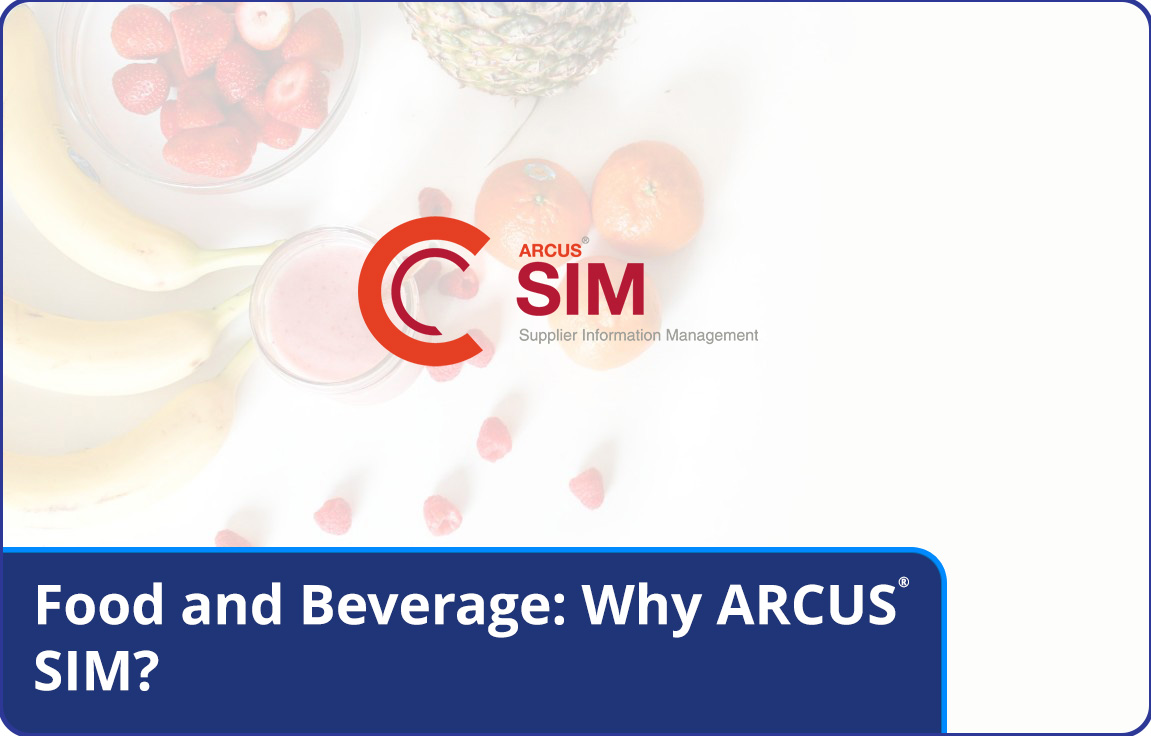 supplier management software for food and beverage industry