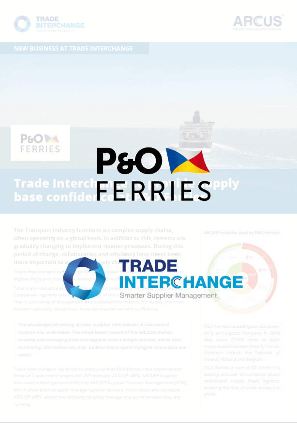 P&O Ferries New Business Document