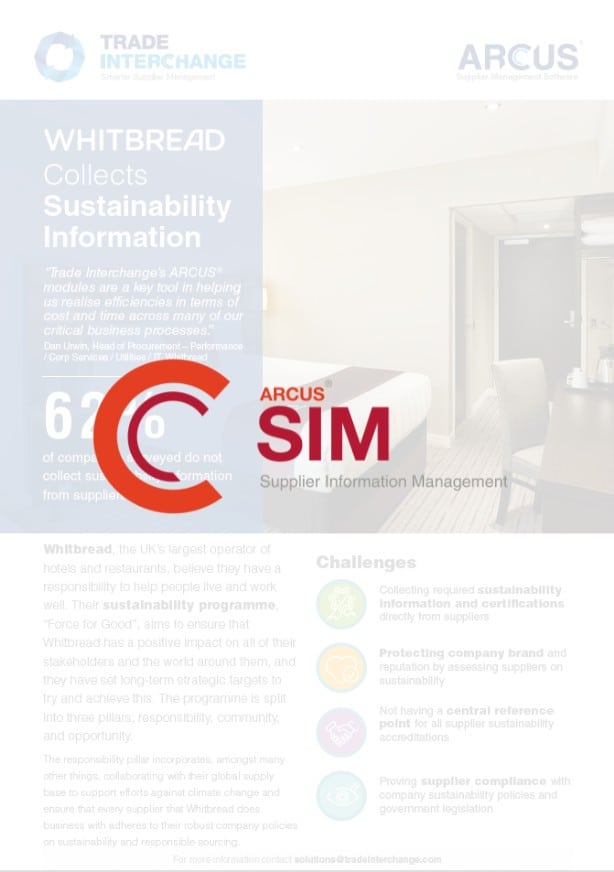 Whitbread SIM Sustainability case study