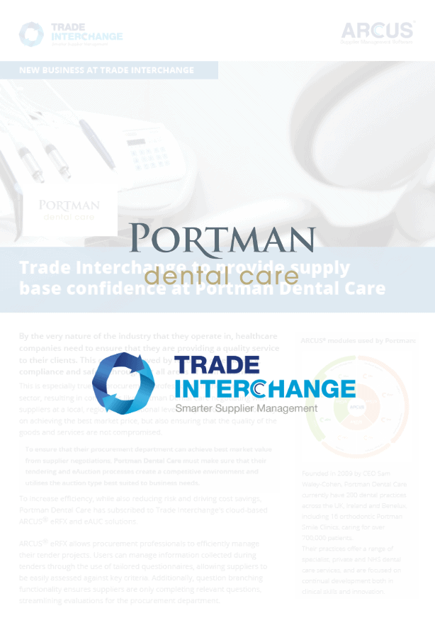 Portman Dental Care New Business Document