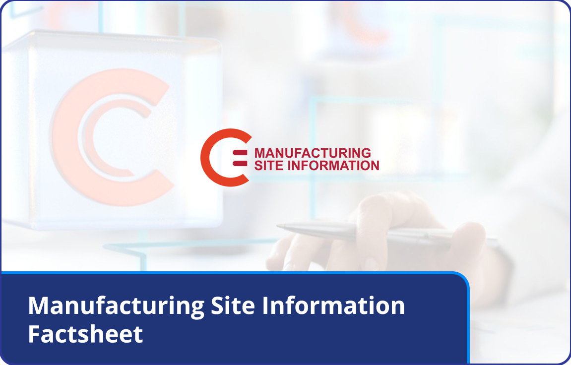 Manufacturing Site Information