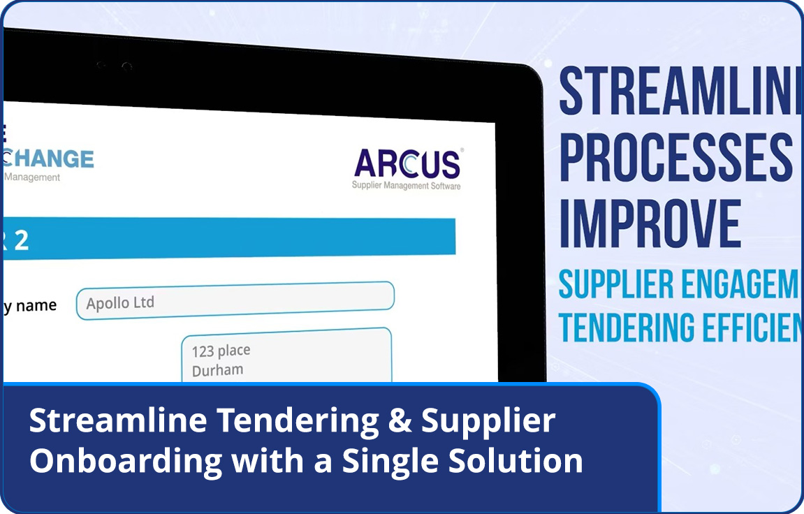 Streamline tenders and supplier onboarding video
