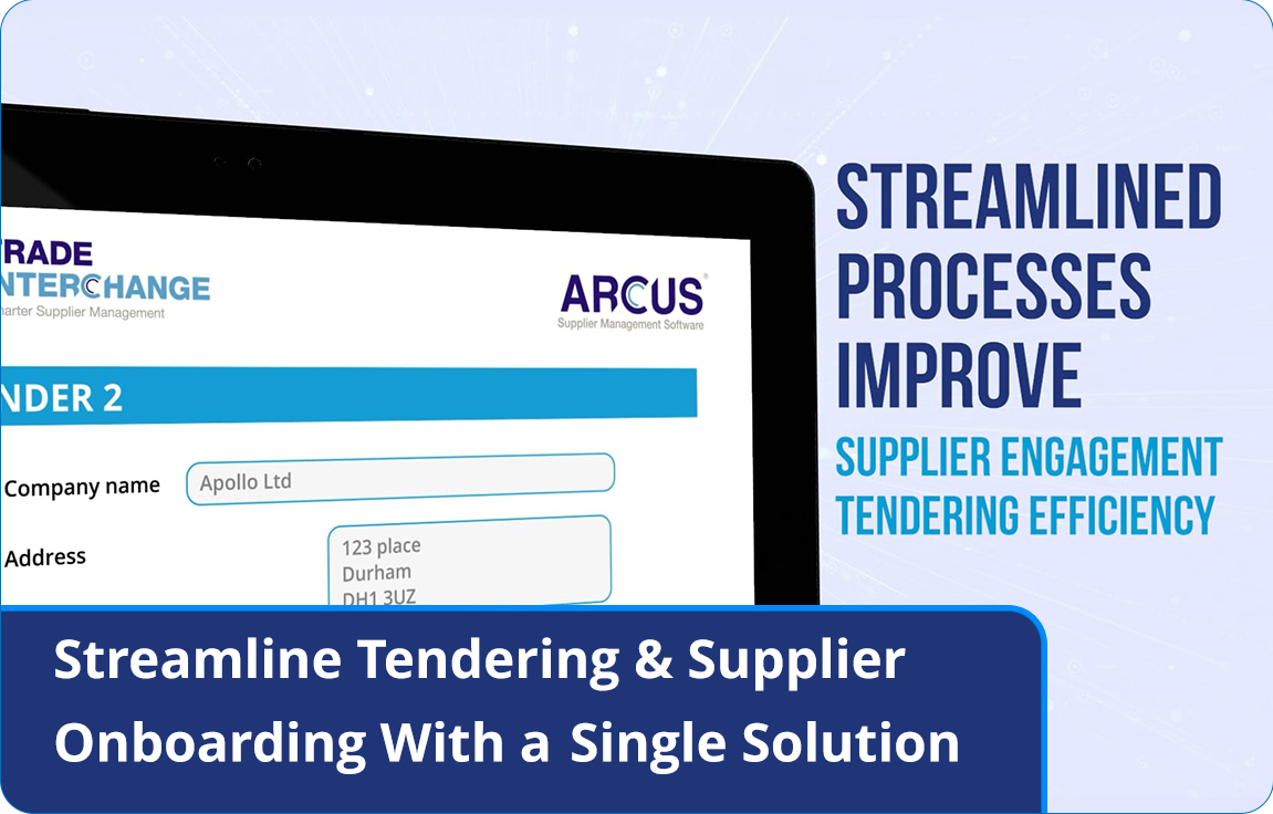 Streamline tenders and supplier onboarding video